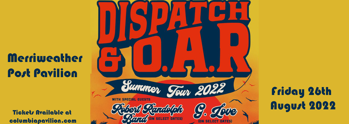 Dispatch & O.A.R. at Merriweather Post Pavilion tickets Dispatch & O.A.R. at Merriweather Post Pavilion