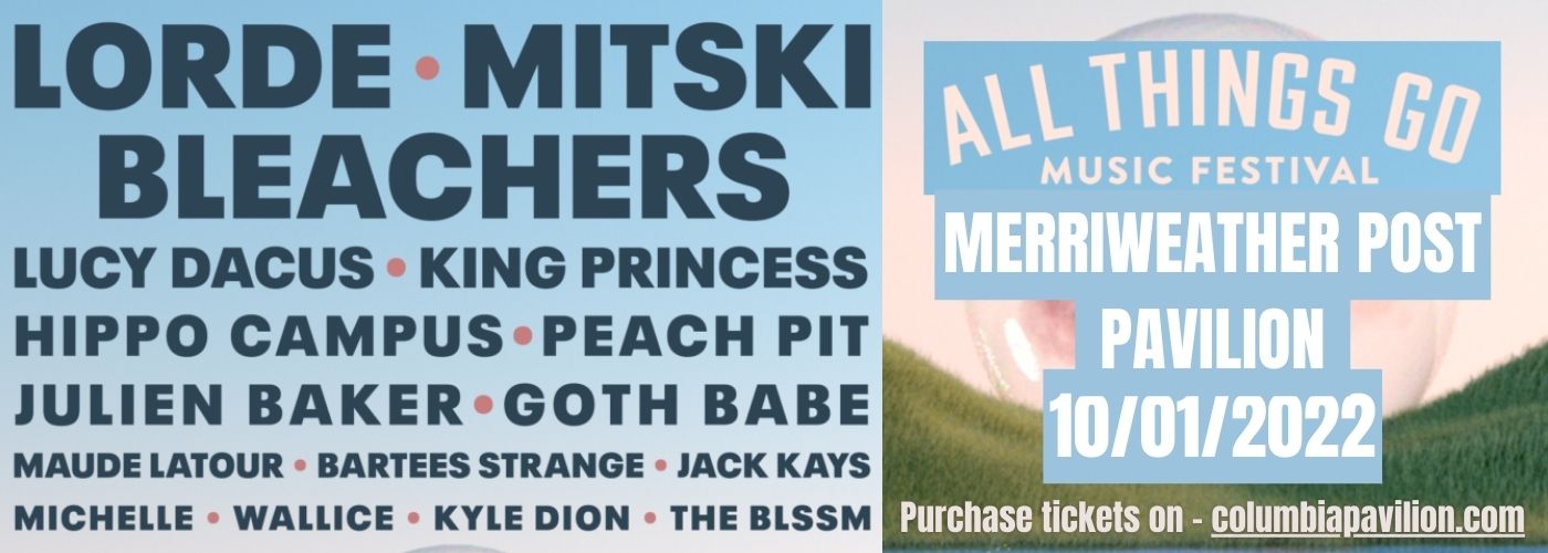 All Things Go Music Festival at Merriweather Post Pavilion tickets All Things Go Music Festival at Merriweather Post Pavilion