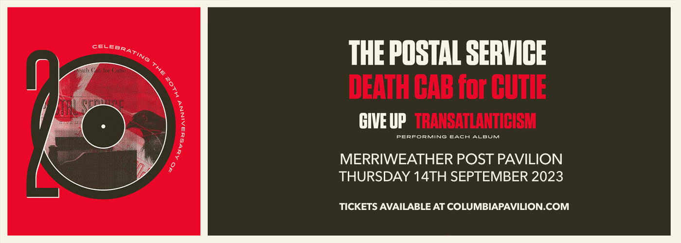 The Postal Service & Death Cab for Cutie at Merriweather Post Pavilion
