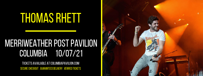 Thomas Rhett at Merriweather Post Pavilion tickets Thomas Rhett at Merriweather Post Pavilion