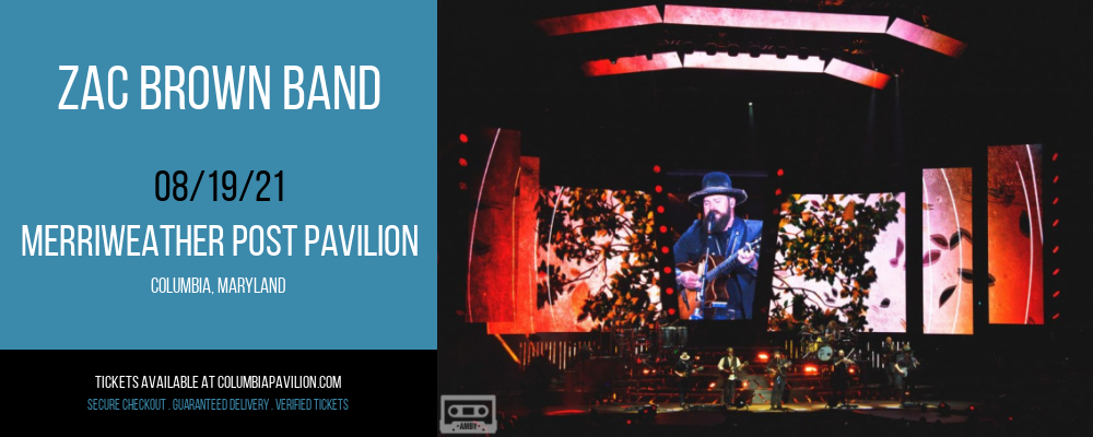 Zac Brown Band at Merriweather Post Pavilion tickets Zac Brown Band at Merriweather Post Pavilion