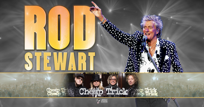 Rod Stewart & Cheap Trick at Merriweather Post Pavilion