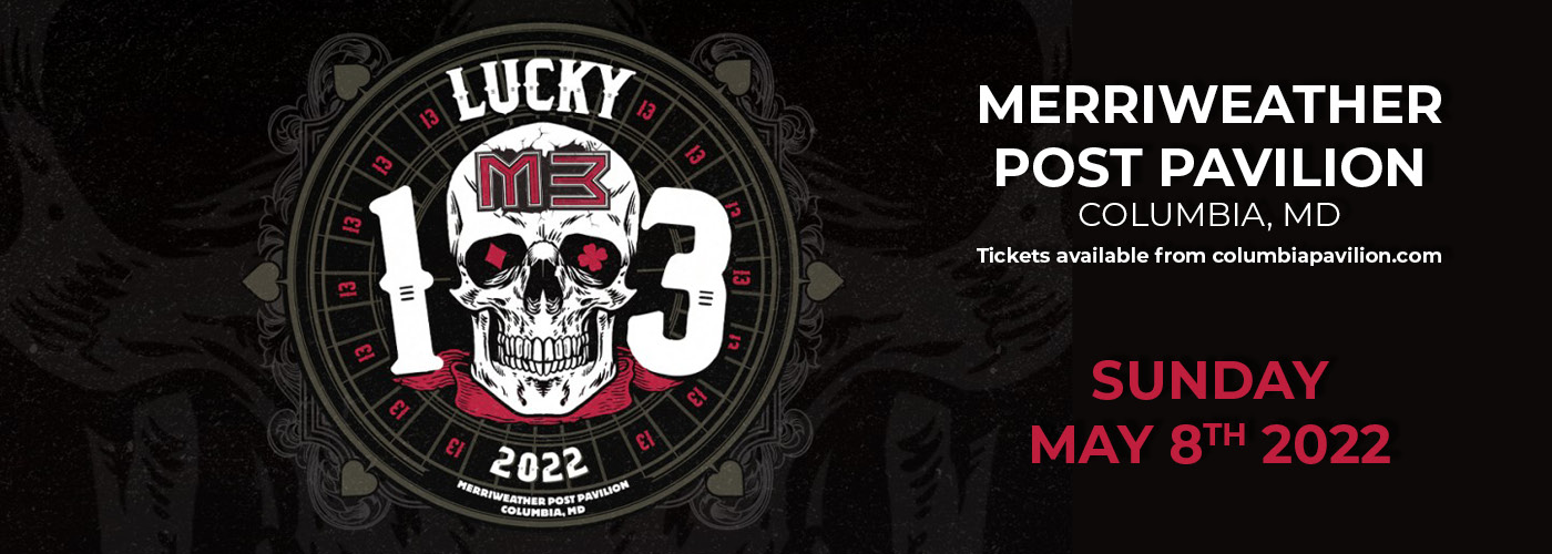M3 Rock Festival: TESLA, Skid Row & Stryper - Sunday (Time: TBD) at Merriweather Post Pavilion tickets M3 Rock Festival: TESLA, Skid Row & Stryper - Sunday (Time: TBD) at Merriweather Post Pavilion