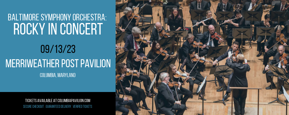 Baltimore Symphony Orchestra at Merriweather Post Pavilion