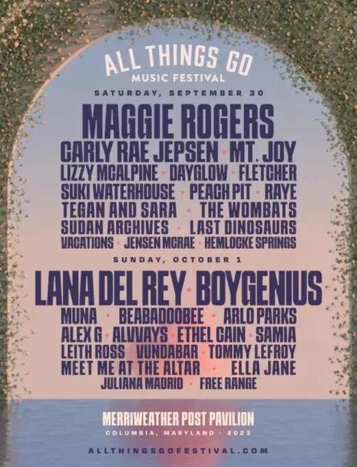 All Things Go Music Festival: Lana Del Rey, Boygenius, Muna & Beabadoobee – Sunday
