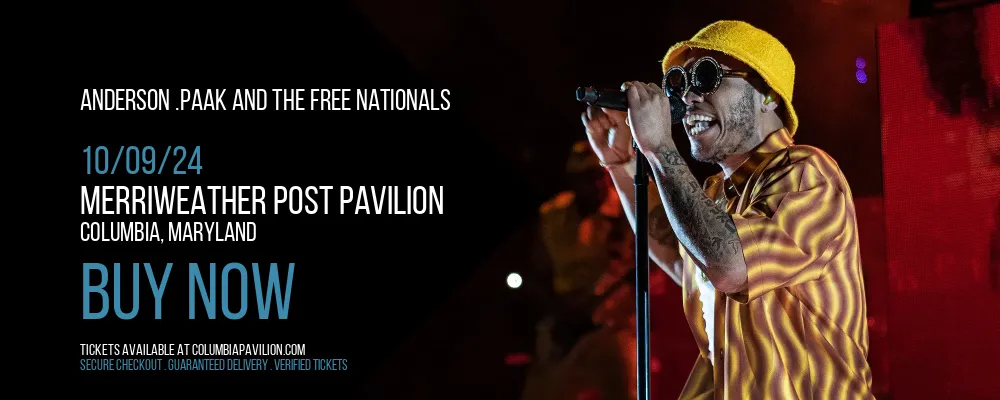 Anderson .Paak and The Free Nationals at Merriweather Post Pavilion
