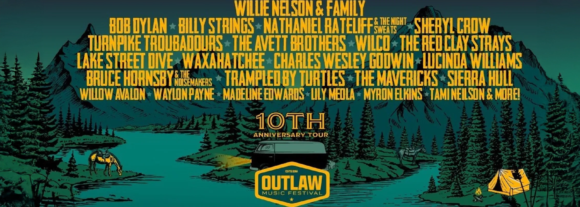 Outlaw Music Festival: Willie Nelson, Bob Dylan, Sheryl Crow & Madeline Edwards